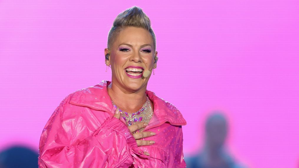 FILE - P!nk performs during her Summer Carnival tour at Chase Field on Oct. 9, 2023 in Phoenix, Arizona. (Photo by Christian Petersen/Getty Images)