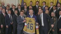 Image for story: Golden Knights visit White House to celebrate Stanley Cup championship