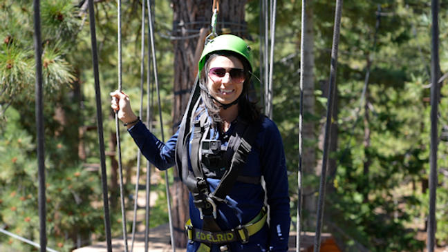 Tahoe Treetop Adventure Parks has three courses in the North Tahoe region