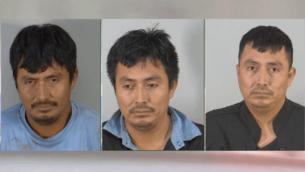 Domingo Xohip Huex was arrested for driving without a license 3 times in 15 months. From left, Nov. 7, 2022; July 10, 2023; and Feb. 5, 2024. (Lake Co. Sheriff’s Office)