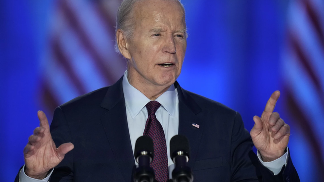 Joe Biden in Vegas (Associated Press)